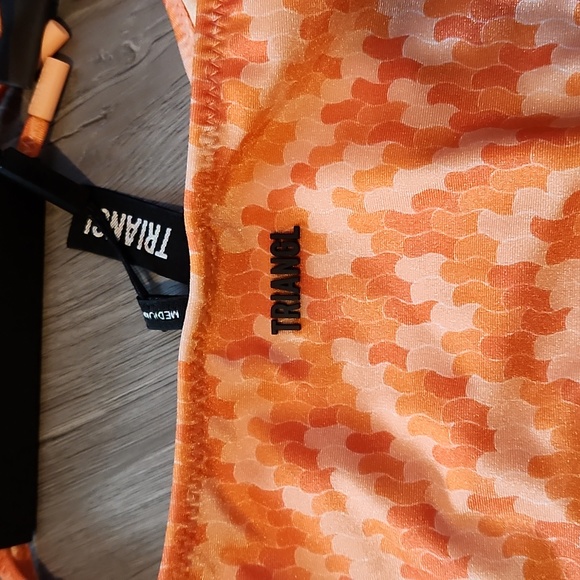 Orange confetti set with bag - Picture 6 of 7